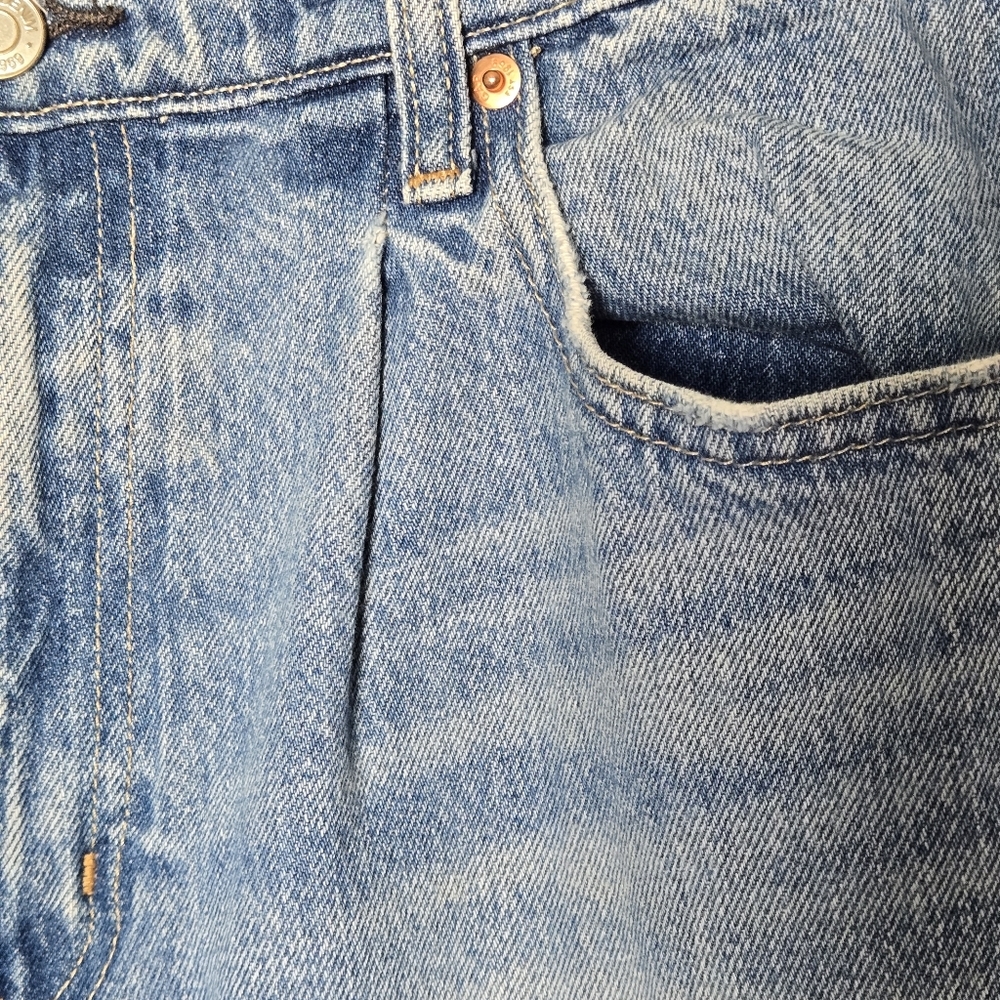 GAP High Rise Barrel Jean Blue Balloon Women's Size 30 / 10 R - Picture 7 of 12
